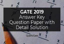 GATE 2019 Question paper