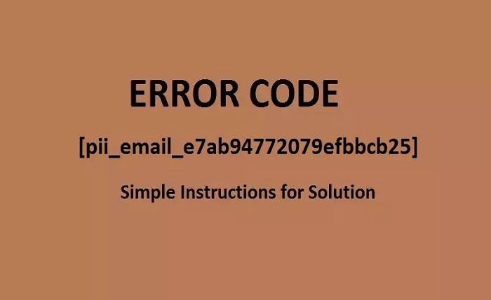 Deciphering the Mailing Application Software Outlooks pii email e7ab94772079efbbcb25 Error