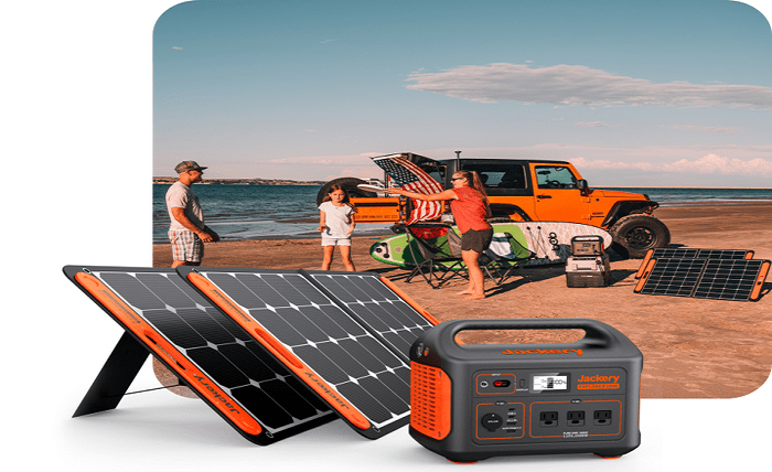 Clean and Reliable Power Solar Powered Generator from Jackery
