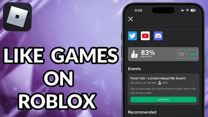 how to like a game on