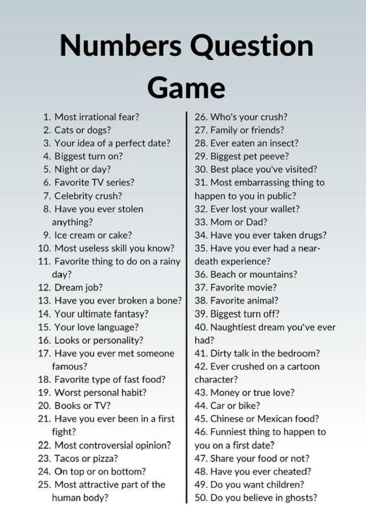 number question game