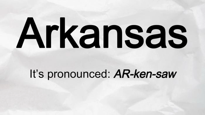 Arkansas Has an Official Pronunciation