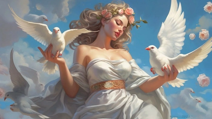 Aphrodite was often consumed by jealousy about her beauty.