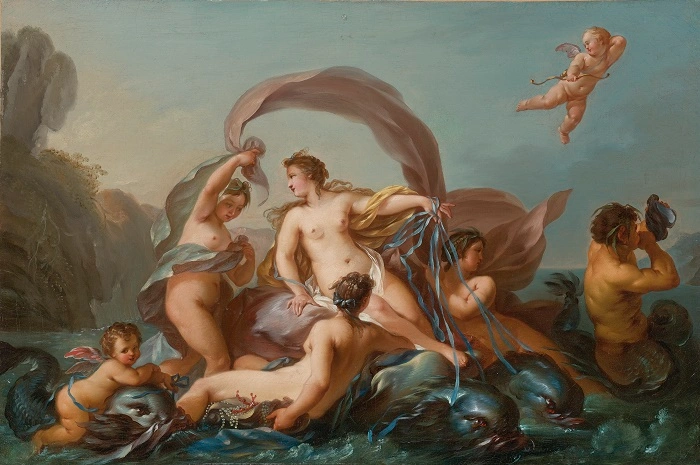 Aphrodite was said to have been born from the sea.