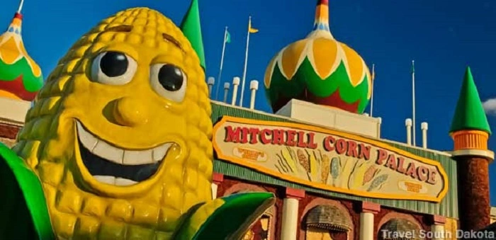The Corn Palace Is Covered With Real Corn